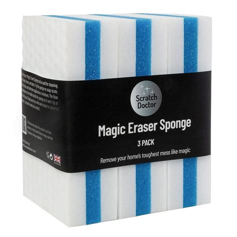 White magic eraser cleaning sponges